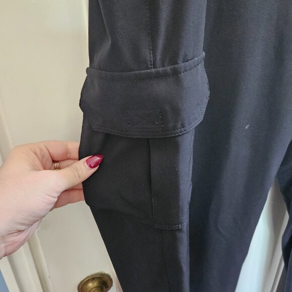 Eddie Bauer Adventure Snow Pants Black Winter Fall Cold Fleece Lined Plus size16 - Picture 6 of 6